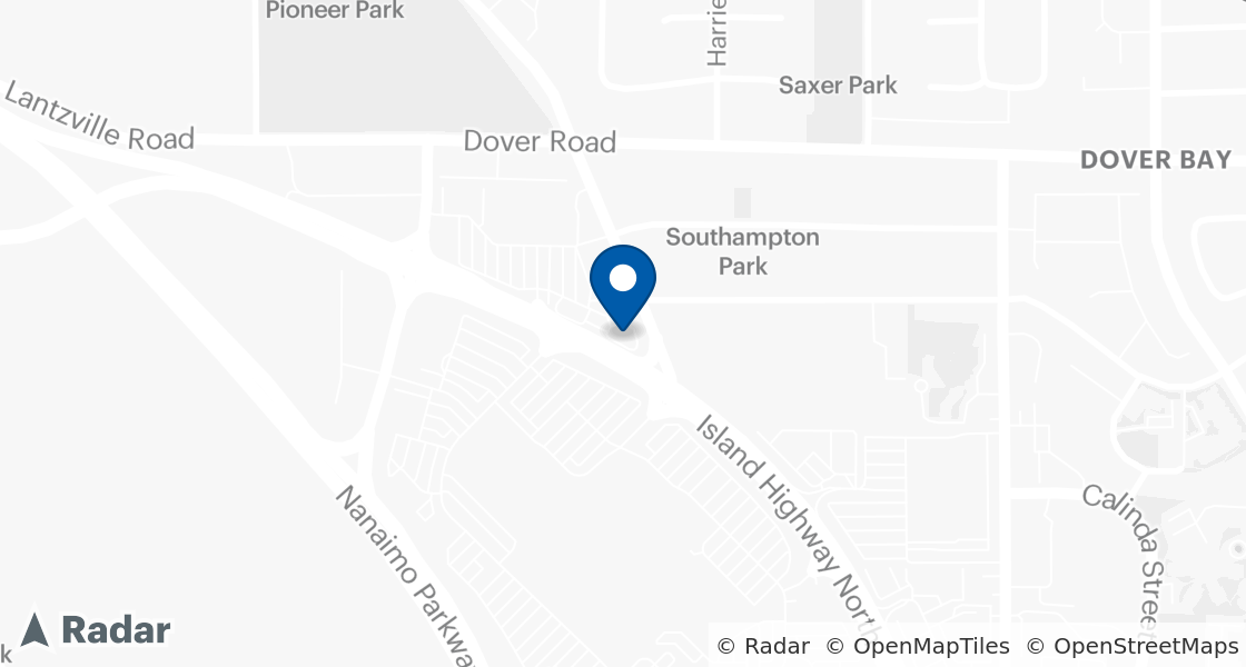 Map of Dairy Queen Location:: 6888 Island Highway, Nanaimo, BC, V9V 1P6